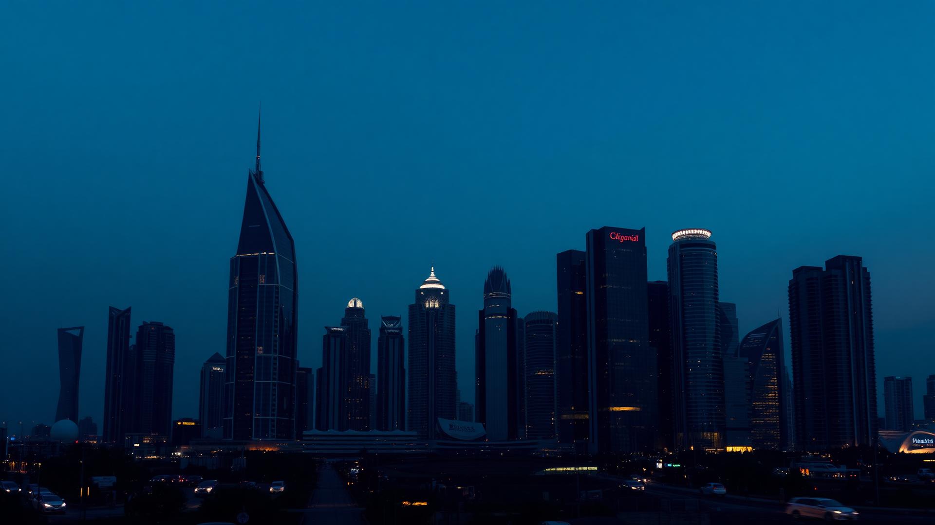 City skyline at dusk representing Apex Group's presence in India and the UAE